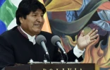 Le président bolivien Evo Morales, le 14 août 2019 à La Paz