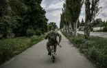Un soldat ukrainien à Lyssytchansk, dans la région du Donbass, le 18 juin 2022