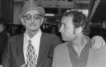 Claude Brasseur et son père Pierre le 1 er juin 1971 à Orly