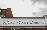 L'entrée du lycée Averroès, principal lycée musulman de France, le 28 septembre 2023 à Lille