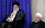 Le guide suprême iranien Ali Khamenei et le président Hassan Rohani, le 14 mai 2019 à Téhéran.AFP PHOTO / HO / KHAMENEI.IR