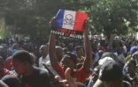 Manifestation anti-française devant la grande mosquée de Bamako le 28 octobre 2020