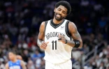 Kyrie Irving, des Brooklyn Nets, contre le Orlando Magic en NBA le 15 mars 2022 in the second half au Amway Center à Orlando