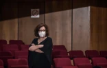 Magda Fyssas, la mère du rappeur antifasciste Pavlos Fyssas tué le 18 septembre 2013 par un membre du parti néonazi Aube dorée, le 12 ocotbre 2020 à Athènes