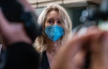 La fondatrice de la start-up Theranos Elizabeth Holmes arrive au tribunal de San José, en Californie, le 8 septembre 2021