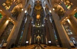 La nef de la Sagrada Familia à Barcelone le 1er décembre 2021