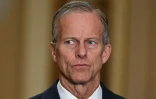 Le chef de la majorité républicaine au Sénat, John Thune, au Congrès à Washington, le 1er avril 2025