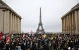 Manifestation contre la loi immigration à Paris, le 21 janvier 2024