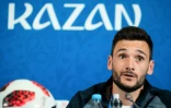 Le captaine et gardien des Bleus Hugo Lloris en conférence de presse à la veille du match contre l'Argentine au Mondial, le 29 juin 2018 à Kazan 