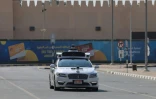 Un taxi sans conducteur de la société Txai, lors d'un essai public à Abou Dhabi, aux Emirats arabes unis, le 30 novembre 2021