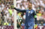 Le gardien de but allemand Manuel Neuer au cours de la Coupe du monde de football en Russie, lors de la rencontre face au Mexique, le 17 juin 2018 à Moscou