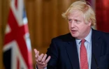 Boris Johnson à Downing Street le 25 mai 2020