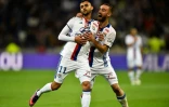 Sergi Darder et Rachid Ghezzal (N.11) tous deux buteurs pour Lyon contre Saint-Etienne au Parc OL, le 2 octobre 2016