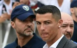 Cristiano Ronaldo arrive au centre médical de la Juventus, le 16 juillet 2018 à Turin