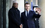 Emmanuel Macron accueille Idriss Deby à l'Elysée, le 12 novembre 2019
