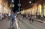 Capture d'écran d'une vidéo de GA Morrow montrant des personnes fuyant l'attaque terroriste le 14 juillet 2016 à Nice