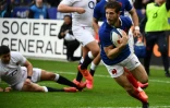 L'ailier Vincent Rattez auteur du premier essai du XV de France contre l'Angleterre en Six Nations, le 2 février 2020 au Stade de France