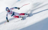Alexis Pinturault lors de la descente d'entraînement de Kvitfjell, le 6mars 2020.