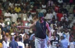 Le musicien et chanteur congolais Fally Ipupa en concert Ă Abidjan, le 7 avril 2019 en CĂ´te d'Ivoire