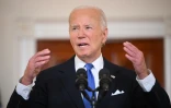 Le président américain Joe Biden prononce un discours concernant la Cour suprême le 1er juillet 2024 à la Maison Blanche à Washington