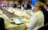 La chancelière allemande Angela Merkel au sommet de Bruxelles le 20 octobre 2017
