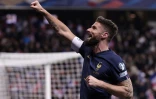 L'attaquant des Bleus Olivier Giroud, double buteur face Ă Gibraltar samedi Ă Nice