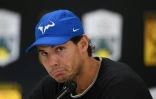 L'Espagnol Rafael Nadal en conférence de presse, le 3 novembre 2017 à Paris