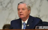 Le sénateur républicain Lindsey Graham interroge la juge Ketanji Brown Jackson le 22 mars 2022 à Washington