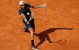 L'Italien Matteo Berrettini face Ă l'Argentin Federico Coria en 16e de finale du tournoi de Rome, le 16 septembre 2020