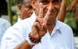 Le candidat à la présidence du Sri Lanka, Sajith Premadasa, à Colombo, le 21 septembre 2024