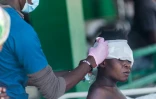 Une femme blessée à l'hôpital des Cayes le 15 août 2021