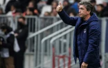Le nouvel entraîneur David Guion pour sa première avec Bordeaux contre Monaco au Matmut-Atlantique, le 20 février 2022 