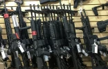 Des armes semi-automatiques en vente chez un armurier de Las Vegas, le 4 octobre 2017