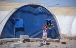 Des enfants dans le camp pour déplacés de Jadaa, dans le nord de l'Irak, le 11 mai 2022