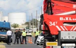 Lundi 20 février 2012 - Les transporteurs bloquent les abords de la SRPP au Port