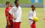 Mardi 13 mars 2012 - Les Black Stars, anciens joueurs professionnels de foot, sont allés  la rencontre des jeunes