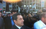 Arrivée Nicolas Sarkozy à Gillot, le 4 avril 2012