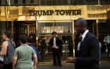 L'entrée de la Trump Tower sur la 5e avenue de New York le 24 août 2018