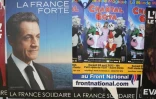 Panneaux d'affiches électorales pour la présidentielle 2012