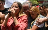 Rafaela Requesens, soeur du député d'opposition Juan Requesens, arrêté sous l'accusation d'avoir soutenu "l'attentat" contre le président Maduro, lors d'une manifestation pour réclamer sa libération, le 11 août 2018 à Caracas, au Venezuela