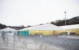 Un centre de réfugiés vide à Spielfeld, en Autriche, près de la frontière avec la Slovénie, le 19 février 2016