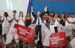 François Hollande en campagne pour la présidentielle 2012