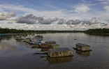 La ville de Carauari, en Amazonie brésiliene, le 16 mars 2020