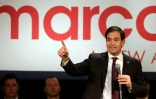 Le candidat républicain Marco Rubio en campagne, le 21 février 2016 à Las Vegas