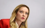 La Première ministre italienne, Giorgia Meloni, assiste à un sommet international consacré aux efforts visant à rouvrir le détroit d'Ormuz, au palais de l'Elysée, à Paris, le 17 avril 2026