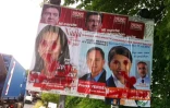 Affiches électorales pour les législatives de juin 2012