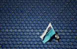 Un supporteur de la Lazio à la fin d'un match contre Bologne, le 29 février 2020 à Rome
