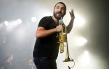 Le trompettiste Ibrahim Maalouf, lors du Festival de jazz de Nice, le 19 juillet 2019