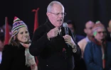 Pedro Pablo Kuczynski, candidat à la présidentielle au Pérou, le 2 juin 2016 à Arequipa