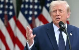 Le président américain Donald Trump s'exprime depuis la Maison Blanche le 6 juillet 2026